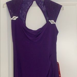 Purple Fancy Evening Dress